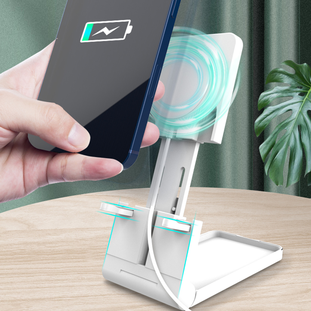 Bakeey-K10-Multifunctional-Telescopic-Height-Multi-Angle-Adjustable-for-MagSafe-Charger-Base-Mount-D-1861620-6