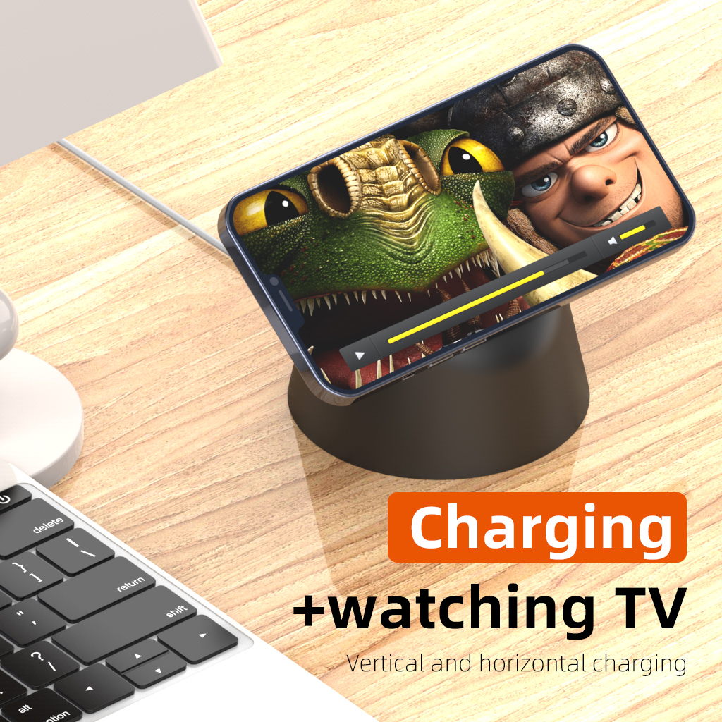 Bakeey-MagSafe-Wireless-Charger-Silicone-Base-Stand-Bracket-Mount-Desktop-Holder-for-iPhone-12-Serie-1786088-1