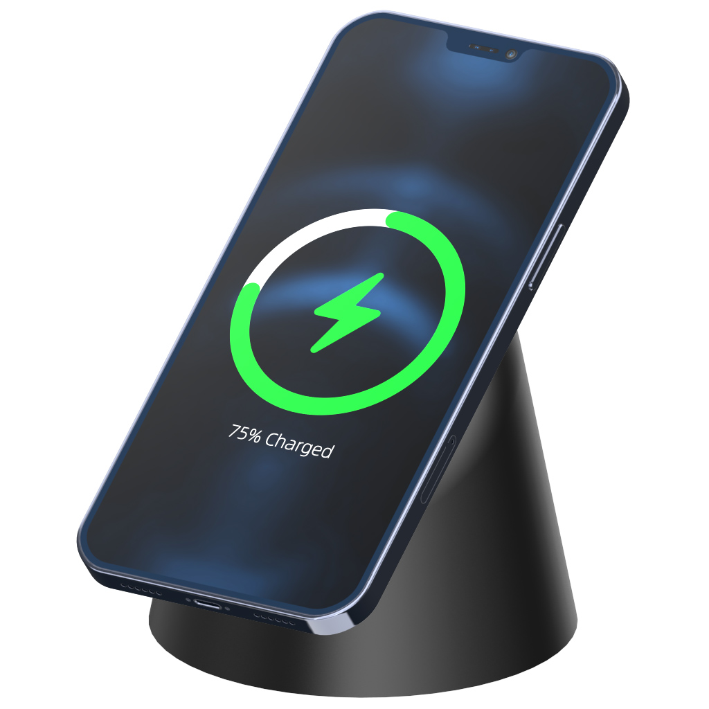 Bakeey-MagSafe-Wireless-Charger-Silicone-Base-Stand-Bracket-Mount-Desktop-Holder-for-iPhone-12-Serie-1786088-2