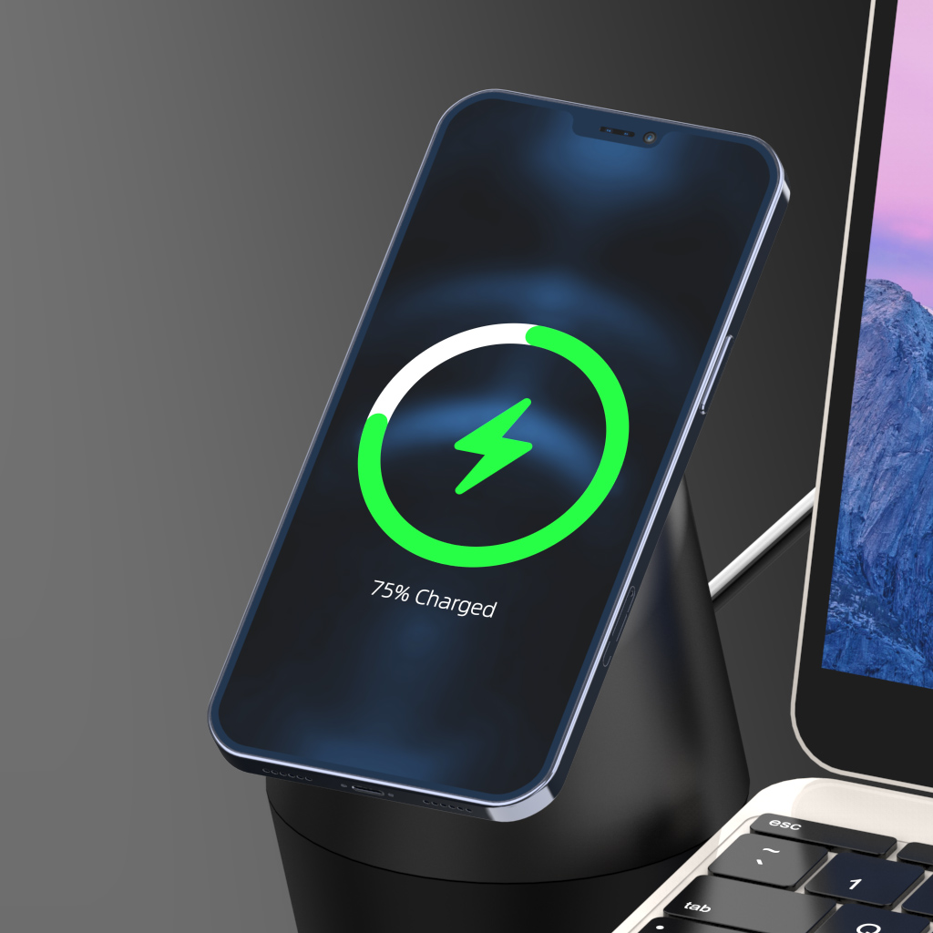 Bakeey-MagSafe-Wireless-Charger-Silicone-Base-Stand-Bracket-Mount-Desktop-Holder-for-iPhone-12-Serie-1786088-14
