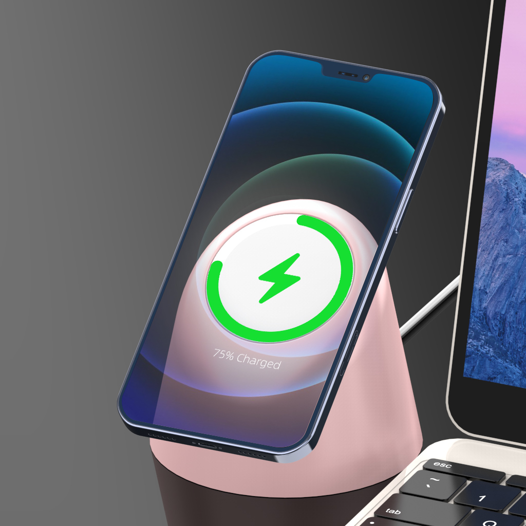 Bakeey-MagSafe-Wireless-Charger-Silicone-Base-Stand-Bracket-Mount-Desktop-Holder-for-iPhone-12-Serie-1786088-15