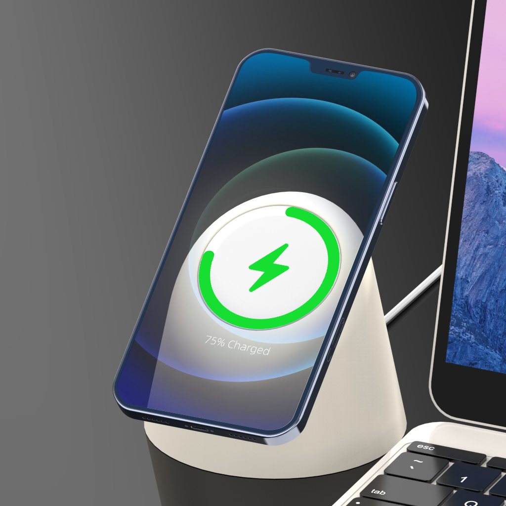 Bakeey-MagSafe-Wireless-Charger-Silicone-Base-Stand-Bracket-Mount-Desktop-Holder-for-iPhone-12-Serie-1786088-16