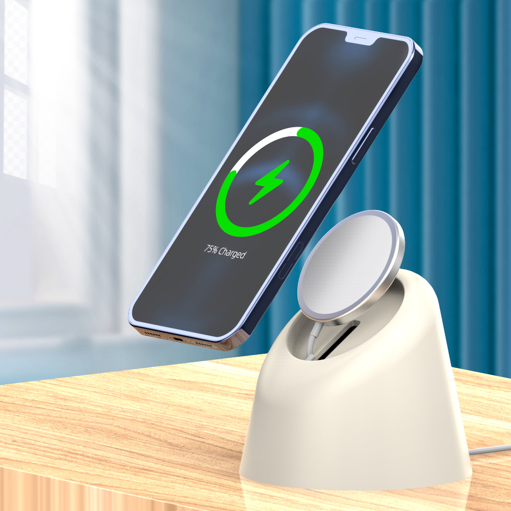 Bakeey-MagSafe-Wireless-Charger-Silicone-Base-Stand-Bracket-Mount-Desktop-Holder-for-iPhone-12-Serie-1786088-10
