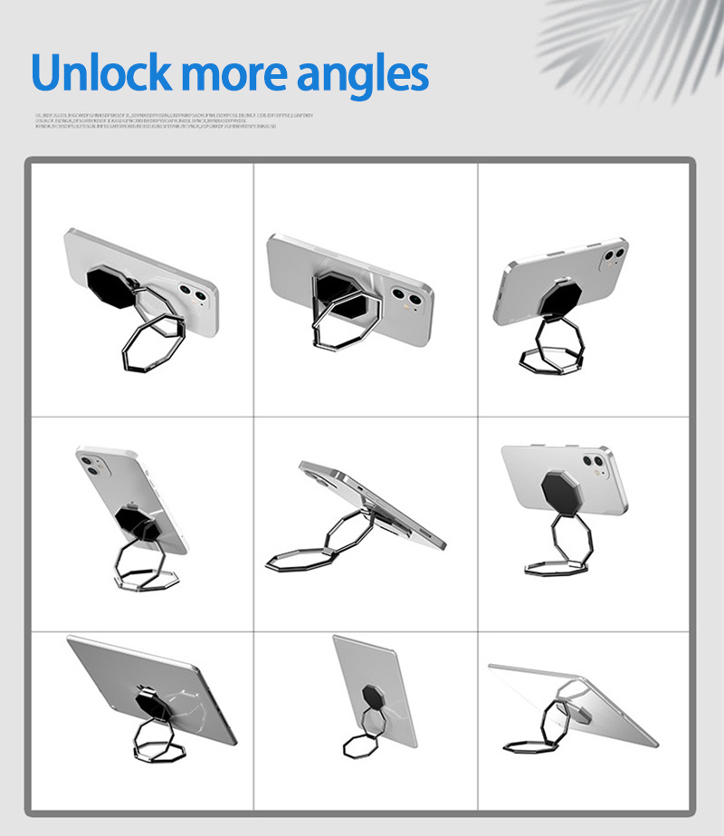 Bakeey-Mini-Multifunctional-Folding-Magnetic-Desktop-Holder-Stand-Phone-Ring-Holder-for-iPhone-12-PO-1859370-5