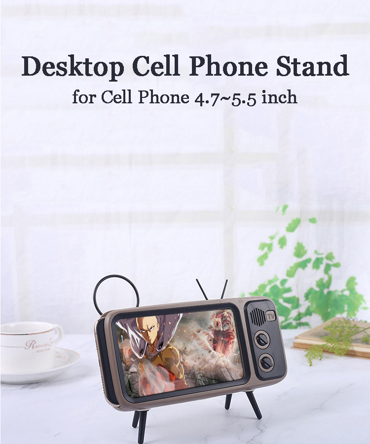 Bakeey-Mini-Retro-TV-Pattern-Desktop-Cell-Phone-Stand-Holder-Lazy-Bracket-Compatible-with-Mobile-Pho-1579325-1