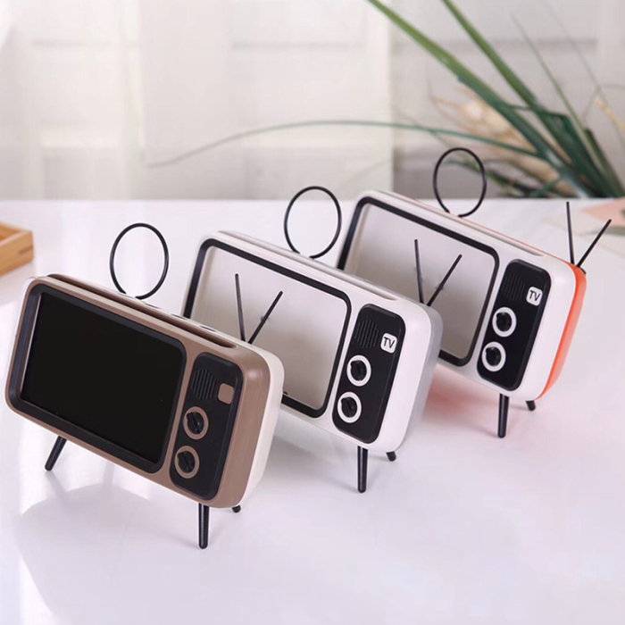 Bakeey-Mini-Retro-TV-Pattern-Desktop-Cell-Phone-Stand-Holder-Lazy-Bracket-Compatible-with-Mobile-Pho-1579325-12