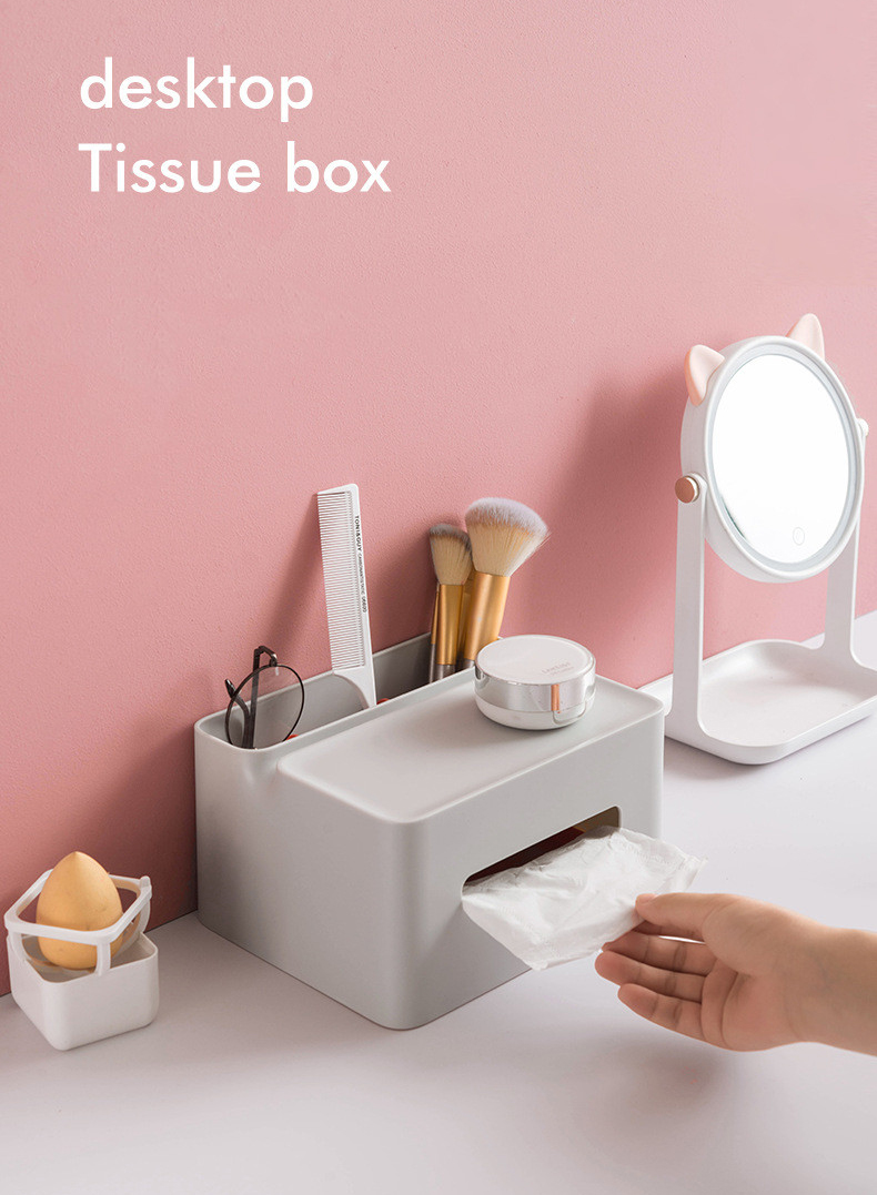 Bakeey-Multifunctional-Dressing-Table-Desktop-Tissue-Paper-Box-Articles-Classification-Organizer-Box-1777019-1