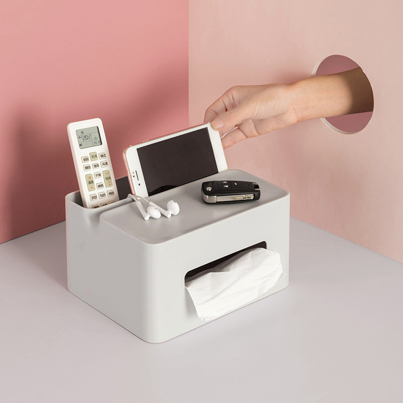 Bakeey-Multifunctional-Dressing-Table-Desktop-Tissue-Paper-Box-Articles-Classification-Organizer-Box-1777019-3