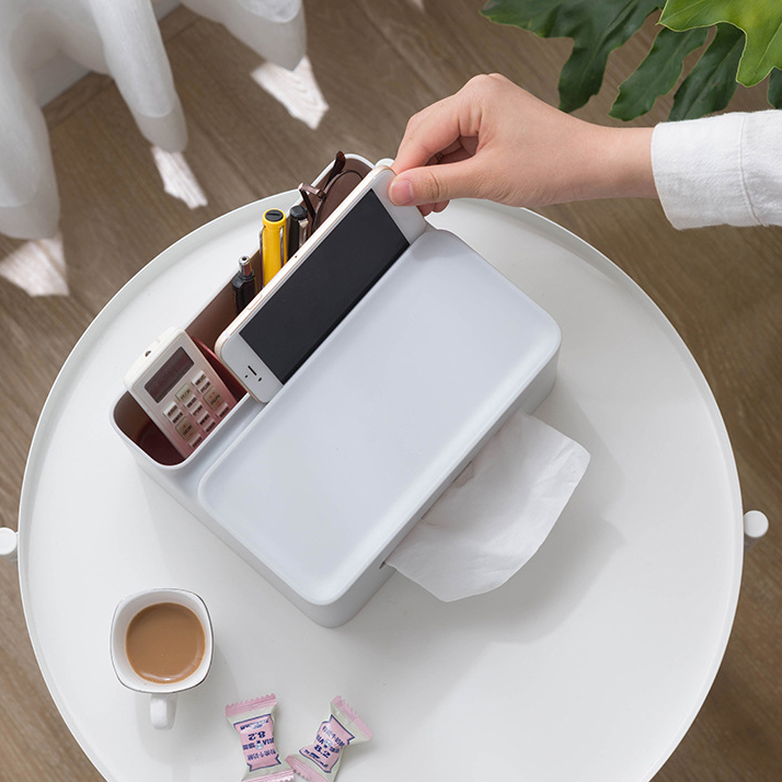 Bakeey-Multifunctional-Dressing-Table-Desktop-Tissue-Paper-Box-Articles-Classification-Organizer-Box-1777019-4