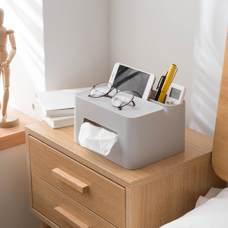 Bakeey-Multifunctional-Dressing-Table-Desktop-Tissue-Paper-Box-Articles-Classification-Organizer-Box-1777019-8