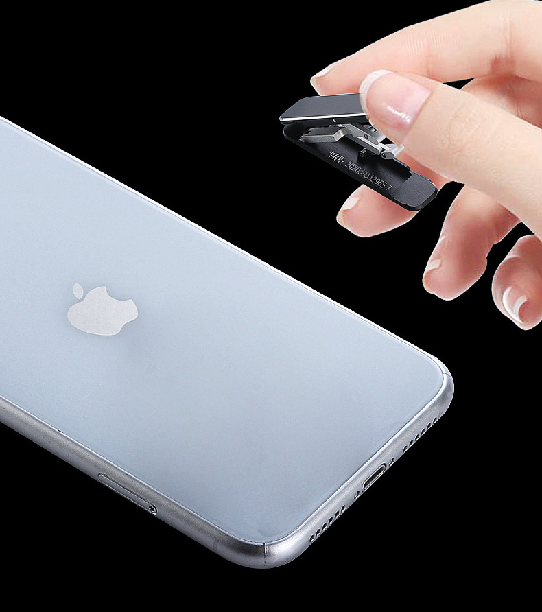 Bakeey-Portable-Folding-Hidden-Type-Lazy-Phone-Desktop-Holder-Aluminum-Alloy-Stand-Back-Stick-Mobile-1786338-7