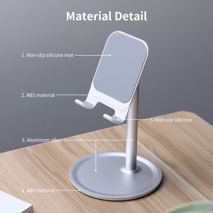 Bakeey-Portable-Telescopic-45deg-Angle-Height-Adjustable-Anti-slip-Aluminium-Alloy-Desktop-Stand-Tab-1662375-8
