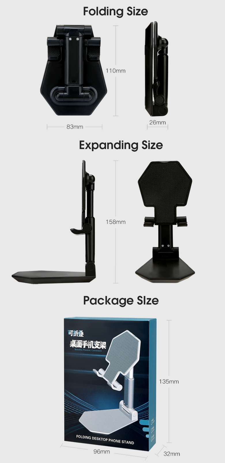 Bakeey-S6-Folding-Phone-Tablet-Holder-Telescopic-Height-Angle-Free-Adjustable-Desktop-Stand-Bracket--1905050-8