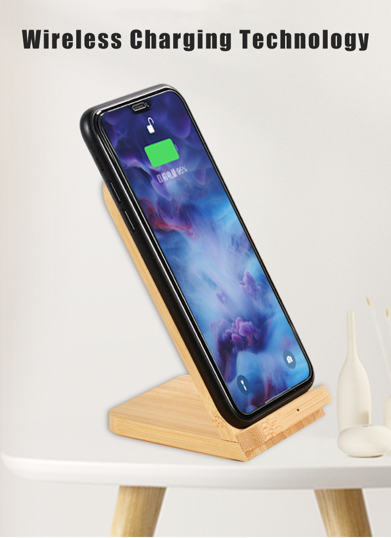 Bakeey-TOVYS-200-10W-Qi-Wireless-Charging-Bamboo-Wooden-Mobile-Phone-Desktop-Holder-Mount-with-Indic-1788418-2