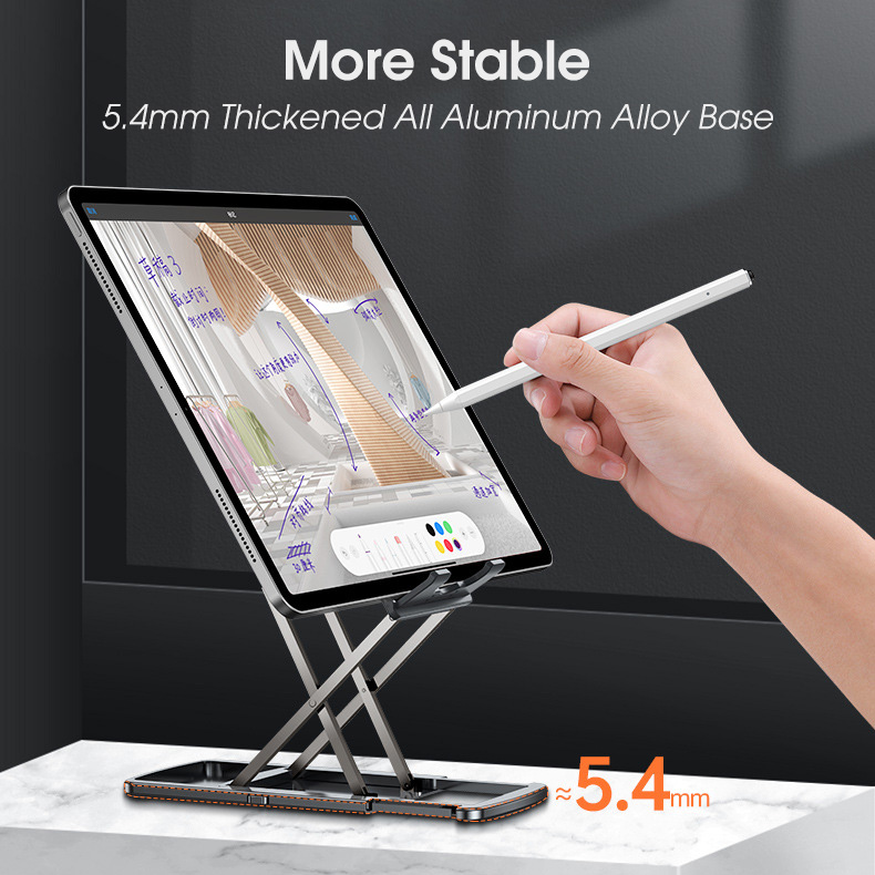 Bakeey-Universal-More-Stable-Folding-Lifting-Height-Adjustable-Aluminium-Alloy-Tablet-Mobile-Phone-H-1901958-3