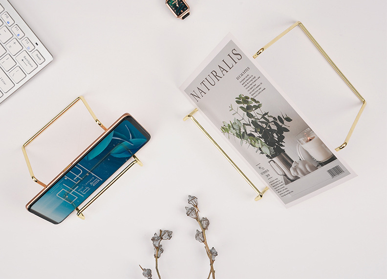 Bakeey-Universal-Simple-Metal-Mobile-Phone-Tablet-Magazine-Desktop-Holder-Stand-for-UMIDIGI-BISON-PO-1828708-8