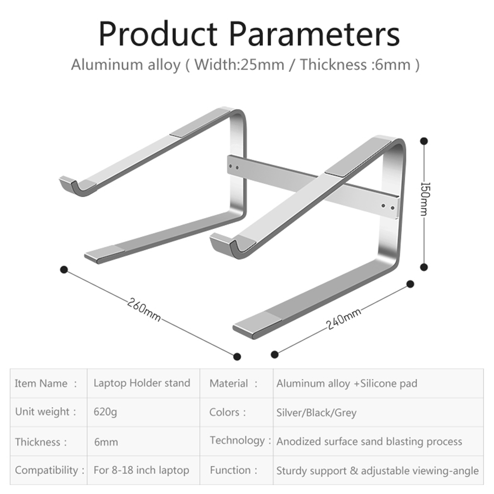 Bakeey-Universal-Thickened-Non-Slip-Heat-Dissipation-Aluminum-Alloy-Macbook-Bracket-Desktop-Holder-S-1877099-2