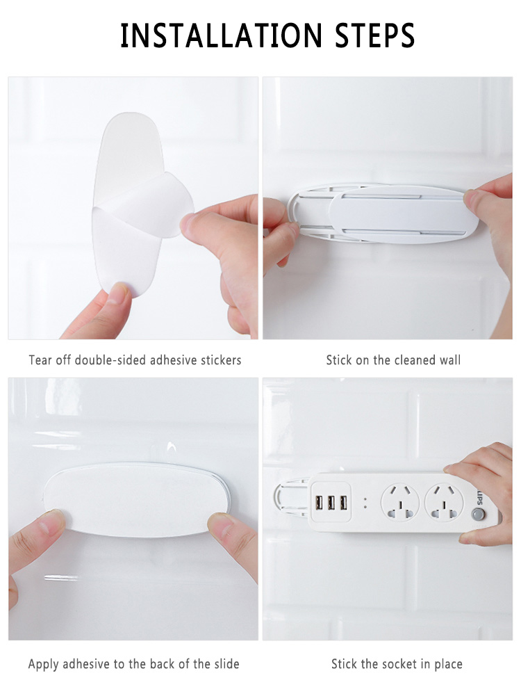 Bakeey-Wall-Mounted-Sticker-Punch-free-Plug-Fixer-Home-Self-Adhesive-Socket-Fixer-Cable-Wire-Organiz-1732751-10