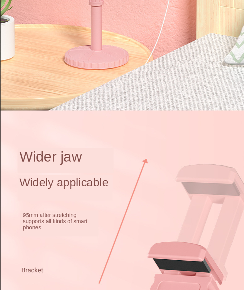 COOBOWE-Cell-Phone-Holder-Telescopic-Height-Adjustable-Colorful-Mobile-Phone-Stand-Disc-Base-Desktop-1796047-11