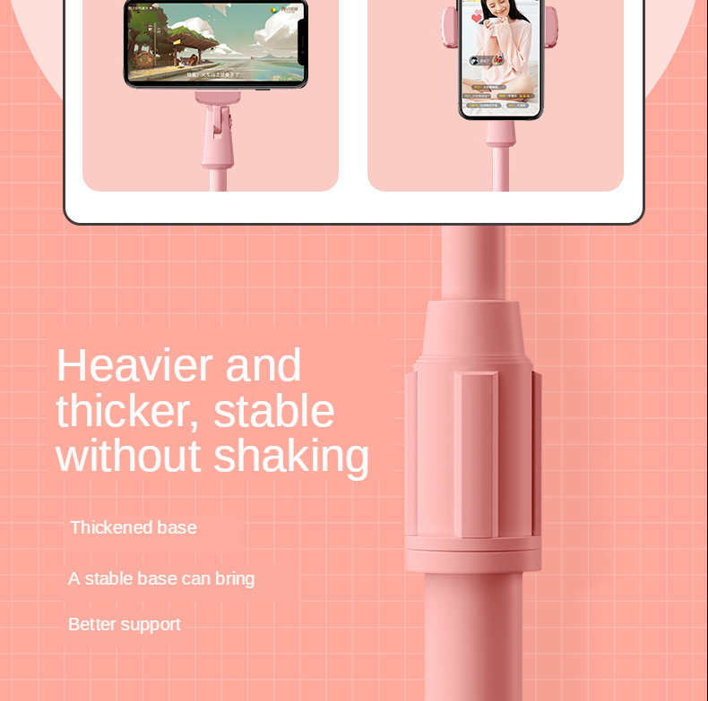 COOBOWE-Cell-Phone-Holder-Telescopic-Height-Adjustable-Colorful-Mobile-Phone-Stand-Disc-Base-Desktop-1796047-8