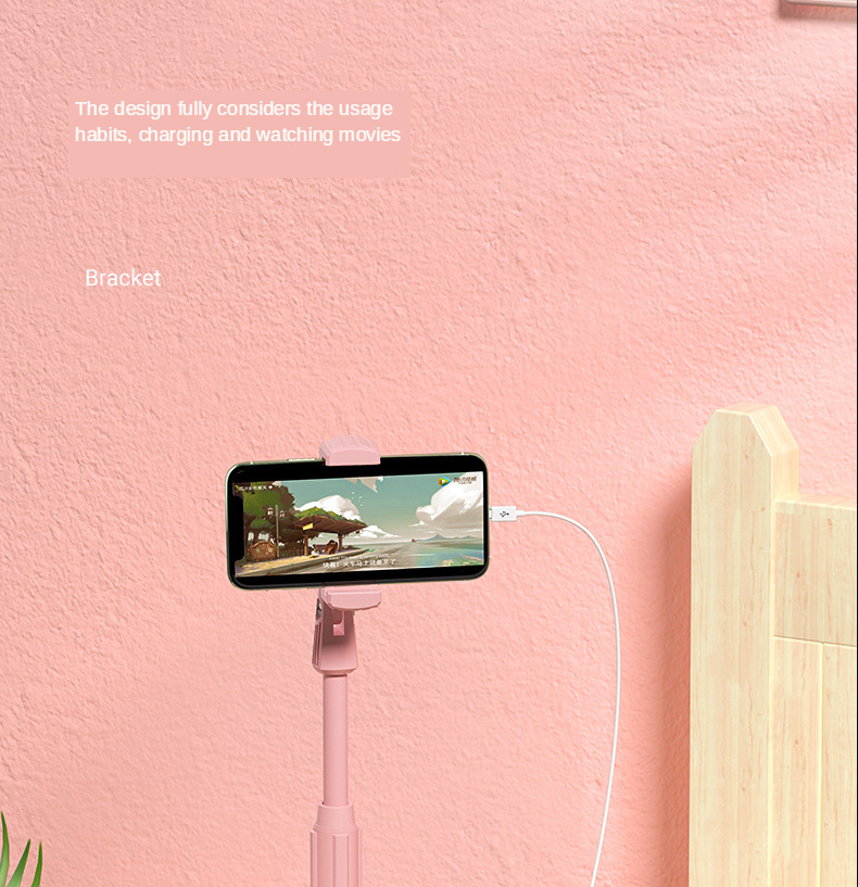 COOBOWE-Cell-Phone-Holder-Telescopic-Height-Adjustable-Colorful-Mobile-Phone-Stand-Disc-Base-Desktop-1796047-10