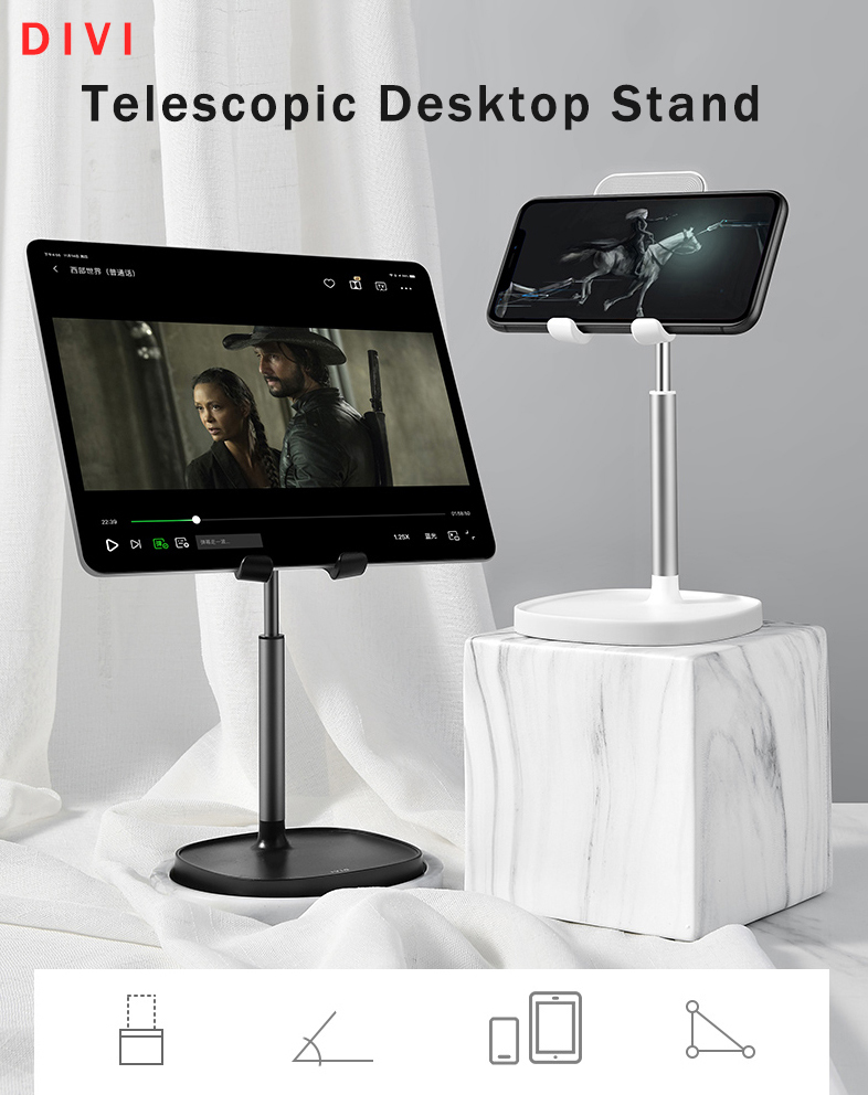 DIVI-Universal-Telescopic-Liftable-Desktop-Mobile-Phone-Tablet-Holder-Stand-for-iPad-Air-for-iPhone--1744510-1