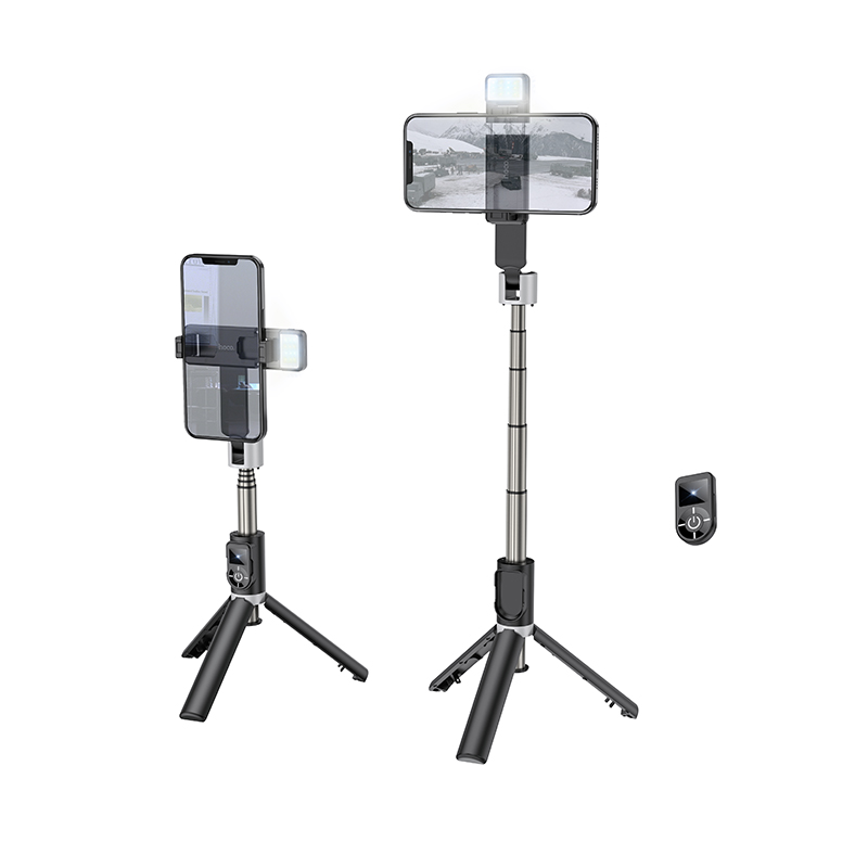 HOCO-K16-All-In-One-Portable-bluetooth-Remote-Contol-Selfie-Stick-2-Gear-Fill-Light-Telescopic-Stret-1865300-1