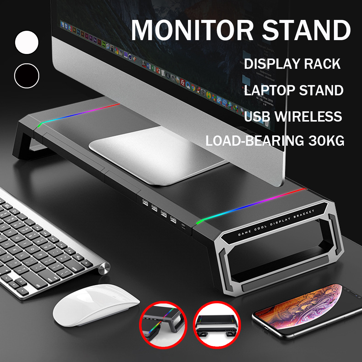ICECOOREL-T1-RGB-Lighting-for-iMac-Monitor-Riser-Stand-with-4-USB-30-Port-Phone-Holder-Storage-Drawe-1885605-1