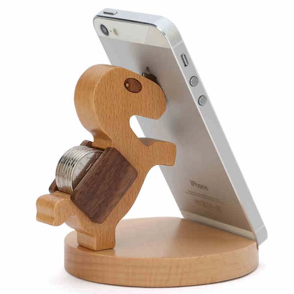 Lovely-Wooden-Horse-Coin-Can-Phone-Stand-Holder-For-Cell-Phone-943689-1