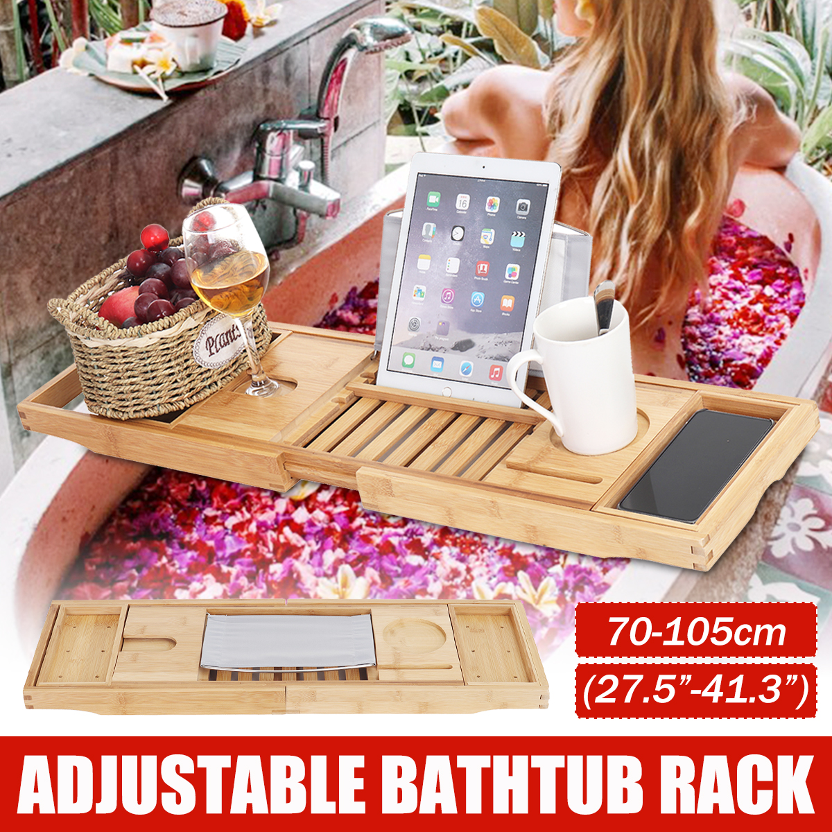 Luxury-Adjustable-Bathtub-Rack-Bamboo-Caddy-Shelf-Shower-Tub-Tray-Towel-Mobile-Phone-Tablet-Holder-S-1794315-2