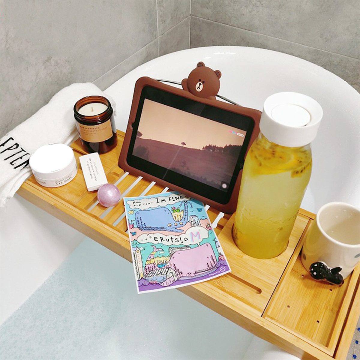 Luxury-Adjustable-Bathtub-Rack-Bamboo-Caddy-Shelf-Shower-Tub-Tray-Towel-Mobile-Phone-Tablet-Holder-S-1794315-14