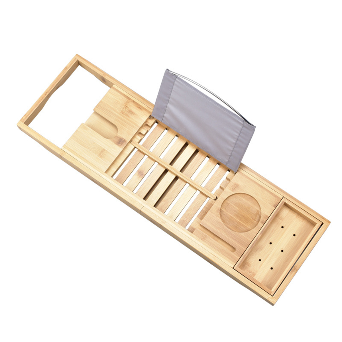 Luxury-Adjustable-Bathtub-Rack-Bamboo-Caddy-Shelf-Shower-Tub-Tray-Towel-Mobile-Phone-Tablet-Holder-S-1827352-3