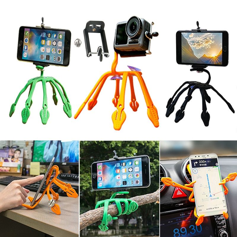 Multifunctional-Portable-Flexible-Silicone-Lazy-Car-Desktop-Camera-Mobile-Phone-Holder-Stand-Bracket-1668907-8