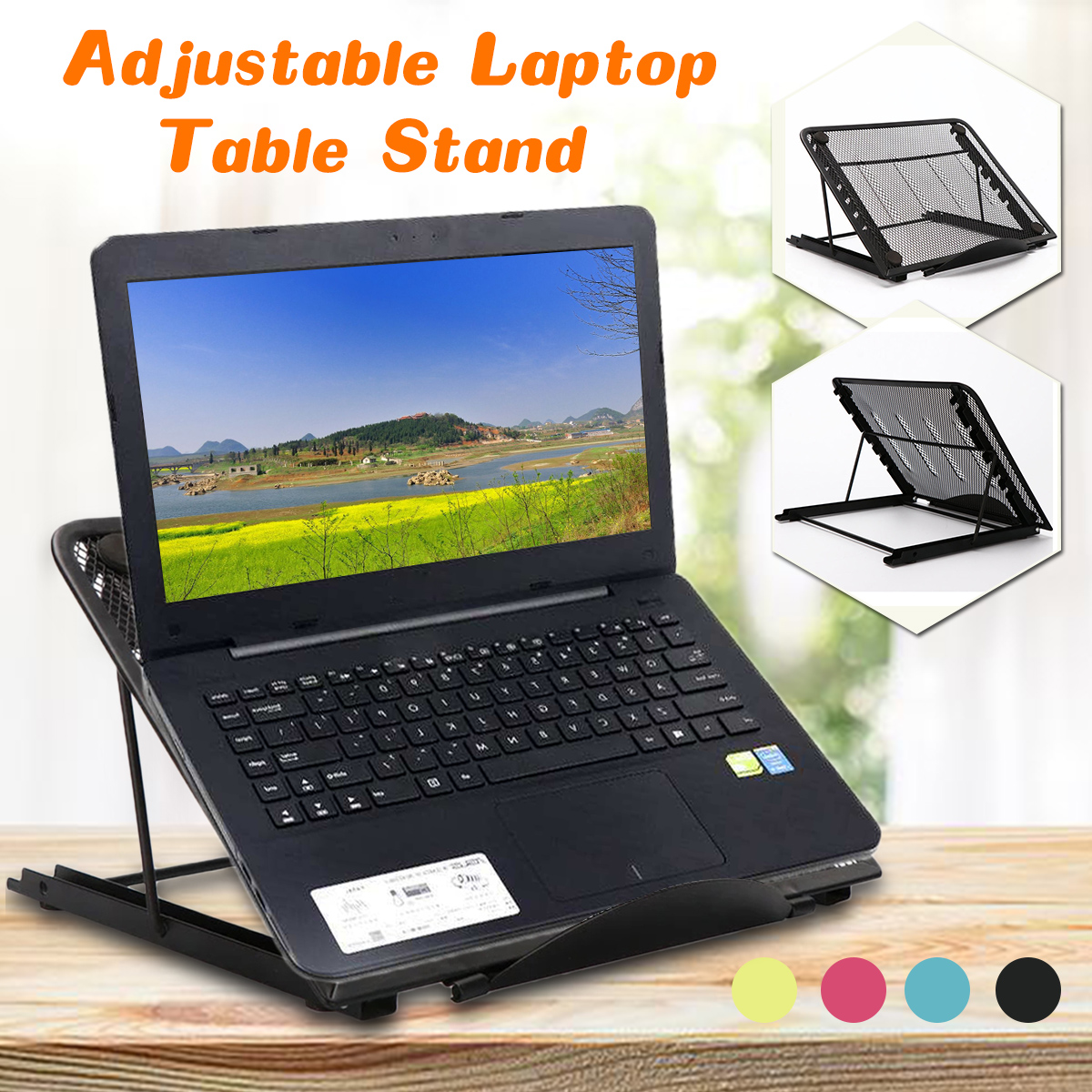 Portable-Adjustable-Angle-Heat-Dissipation-Mesh-Telecommuting-Online-Learning-Desktop-Tablet-Laptop--1673670-1