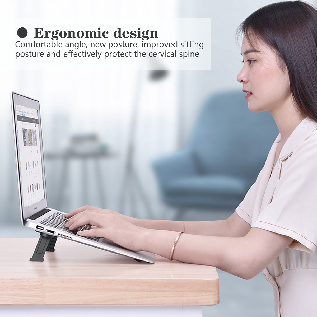 Portable-Folding-Double-Angle-Adjustable-Heat-Dissipation-Cooling-Down-Sticky-Macbook-Holder-Stand-f-1832936-3