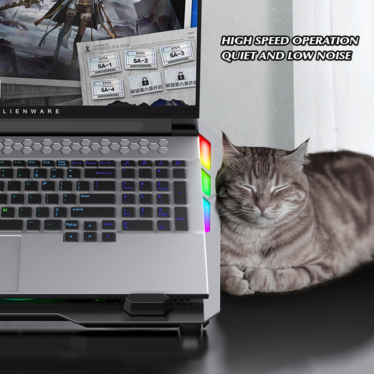 RGB-5-Gear-Angle-Adjustable-Macbook-Cooling-Stand-Dual-USB-Port-Desktop-Holder-Bracket-Compatible-wi-1861381-5