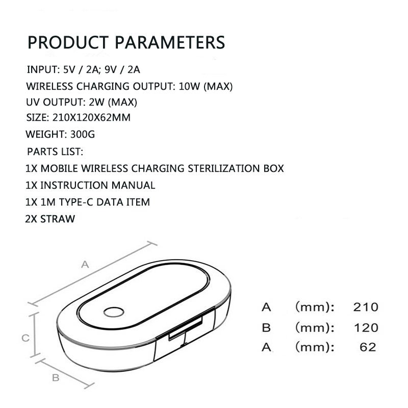 UV-Light-Phone-Sanitizer-Mask-Toothbrush-Key-Jewelry-Phone-Sterilizer-Disinfection-Box--10W-Wireless-1655511-10