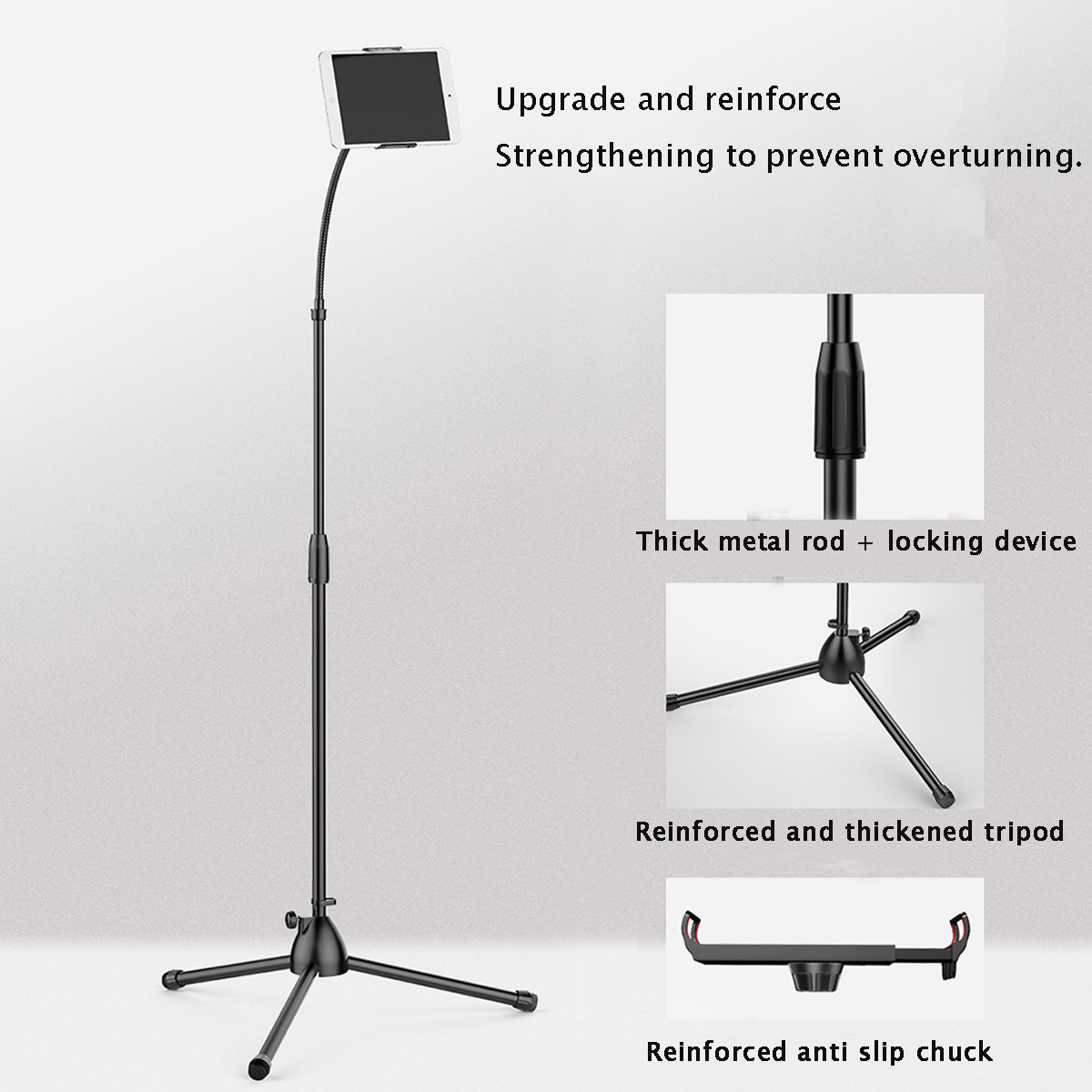 Universal-Height-Adjustable-Mobile-Phone-Floor-Stand-Holder-for-Mobile-Phone-or-Tablet-between-35-10-1747812-6