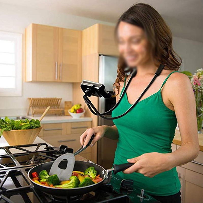 Universal-Lazy-Hanging-Neck-Phone-Stand-Mount-Necklace-Support-Bracket-Holder-1736519-3