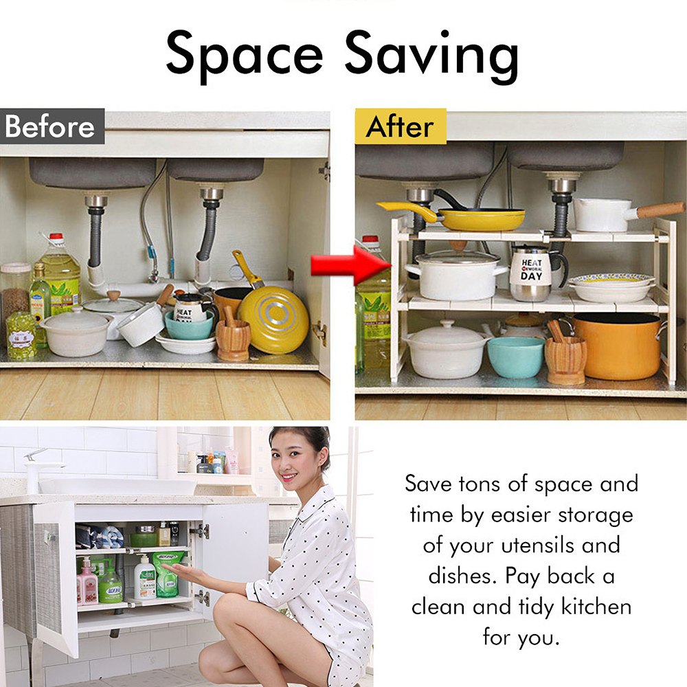 1-2-Tiers-Retractable-Kitchen-Shelf-Removable-Storage-Shelf-Sink-Organizer-Shose-Rack-for-Bathroom-B-1799446-2