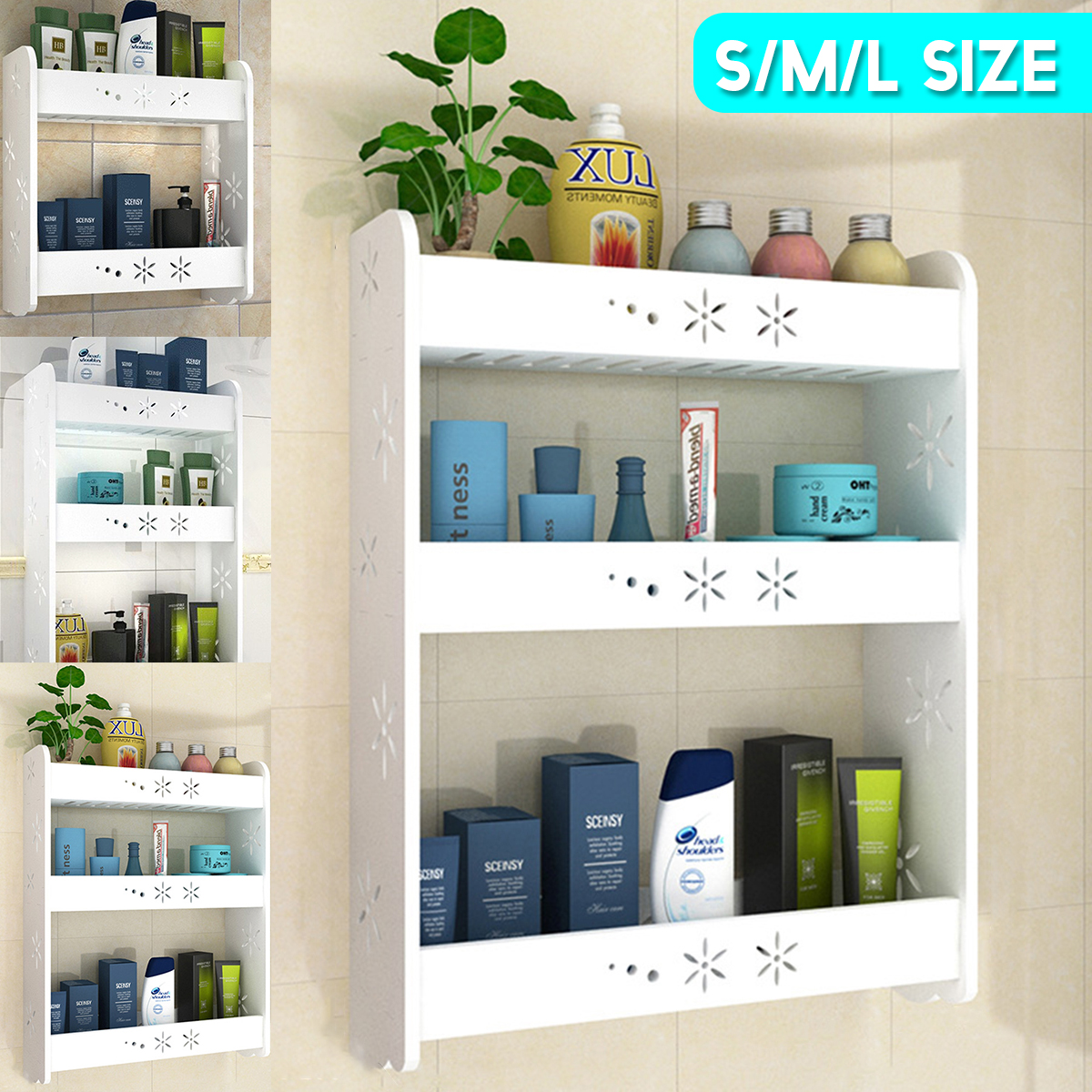 1-Piece-Punch-free-Bathroom-Kitchen-Wall-mounted-Storage-Rack-Multipurpose-Shelf-23-Layers-SML-Size-1590161-1