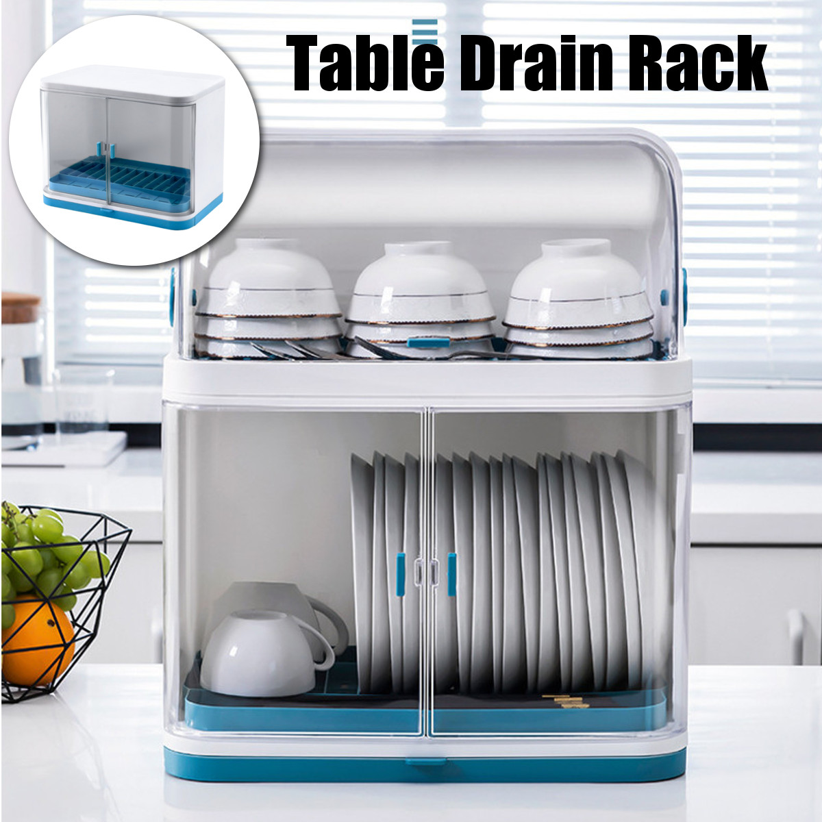 12-Layer-Plastic-Storage-Box-Drain-Rack-with-Lid-180deg-Double-Door-Kitchen-Cupboard-Plate-Chopstick-1763144-1