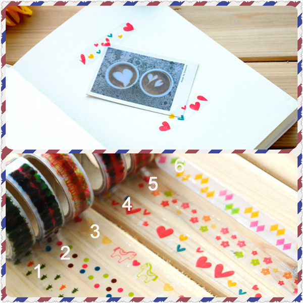 15cmx5m-Cartoon-Color-Decor-Adhesive-Sticky-Tape-Kids-Gift-Photo-Tape-1939603-1