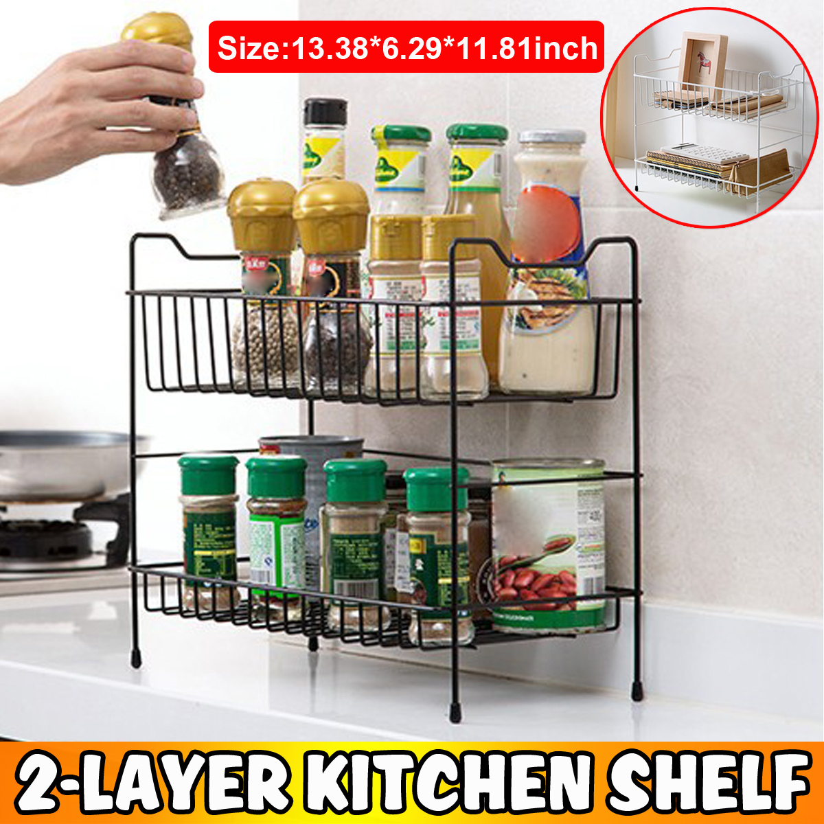 2-Layers-Desktop-Iron-Shelf-Kitchen-Sauces-Flavoring-Storage-Bathroom-Shampoo-Cosmetics-Storage-Hold-1827890-2
