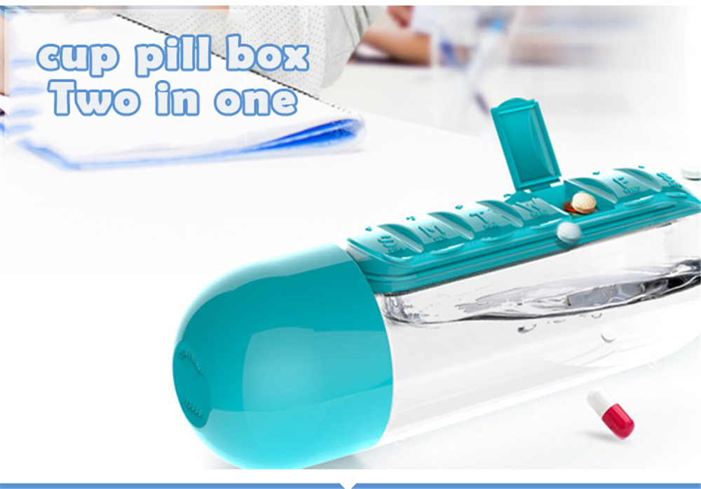 2-in-1-600ml-Pill-Box-Cup-Portable-Large-Capacity-7-Pill-Box-Outdoor-Carrying-Water-Bottle-With-Pill-1788259-1