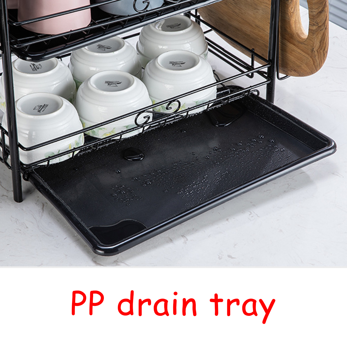 23-Tiers-Dish-Drainer-Holder-Metal-Drying-Rack-Basket-Bowl-Dish-Draining-Shelf-Dryer-Tray-Holder-Kit-1732659-4