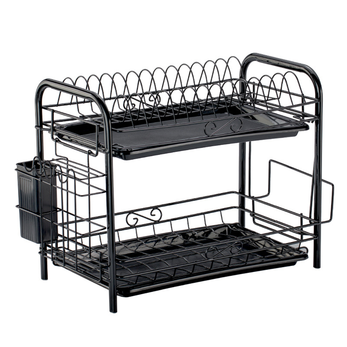 23-Tiers-Dish-Drainer-Holder-Metal-Drying-Rack-Basket-Bowl-Dish-Draining-Shelf-Dryer-Tray-Holder-Kit-1732659-8