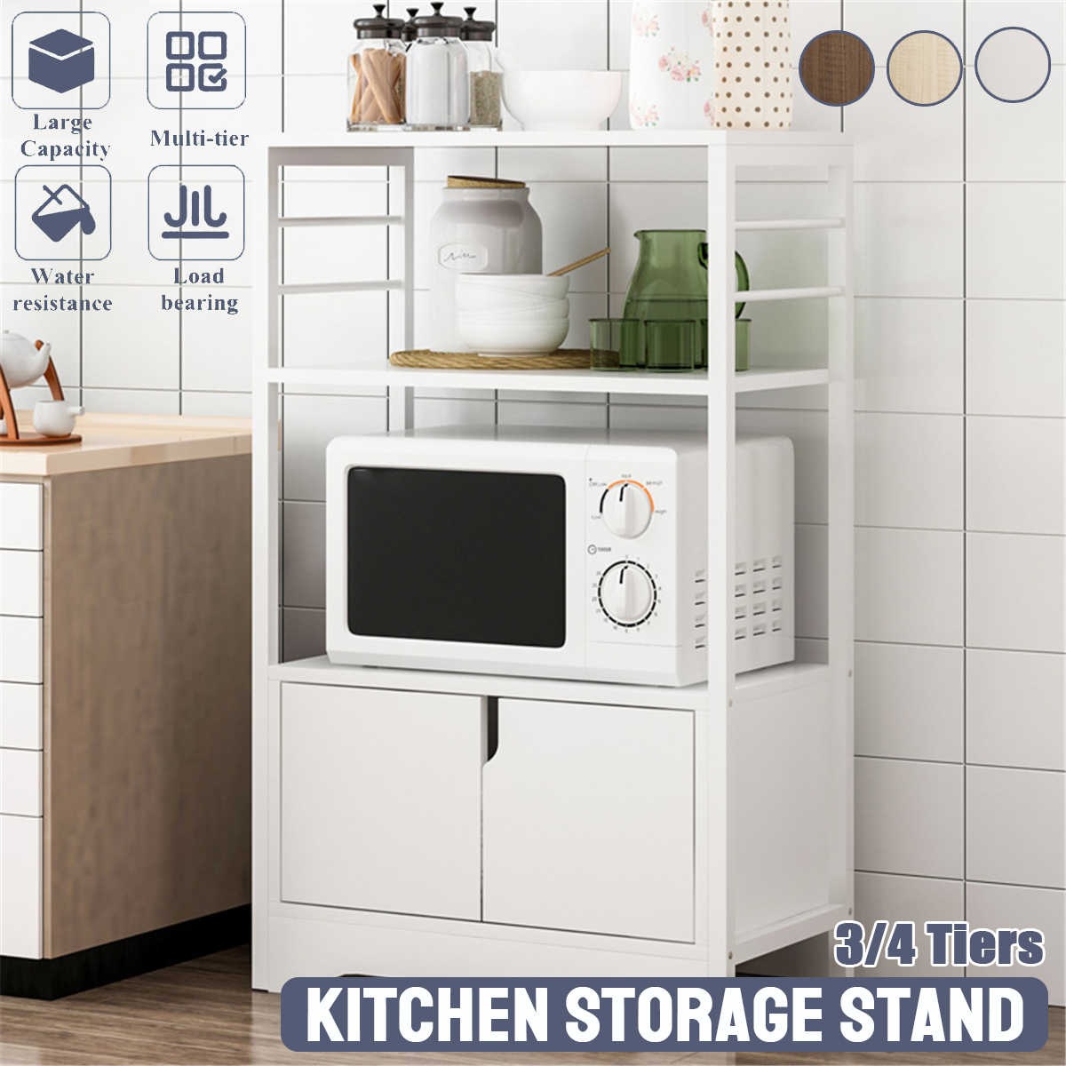 23-Tiers-Microwave-Oven-Rack-Kitchen-Storage-Shelf-Space-Saving-Cupboard-Rack-Storage-Cabinet-1790127-1