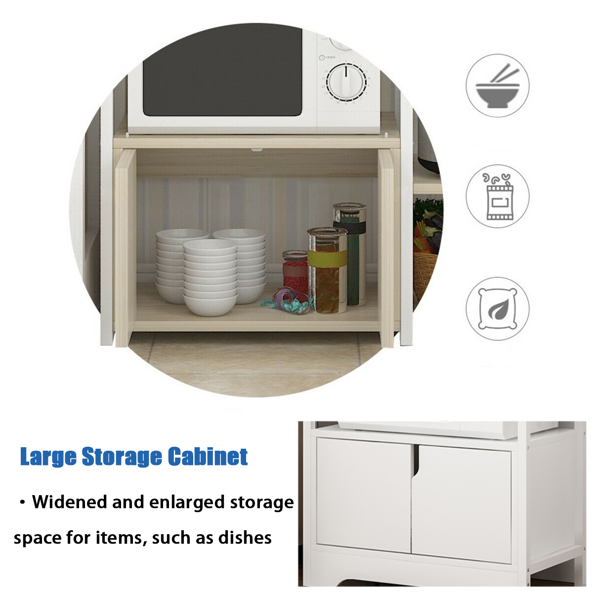 23-Tiers-Microwave-Oven-Rack-Kitchen-Storage-Shelf-Space-Saving-Cupboard-Rack-Storage-Cabinet-1790127-5