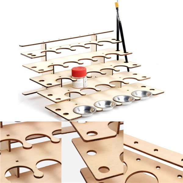 24-Pots-Wooden-Acrylic-Paint-Stand-Bottle-Storage-Rack-Holder-Modular-Organizer-1122048-1